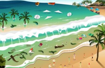 Ramai Kabar Tsunami Terjang Pantai Anyer di Sosial Media, Ini kata BMKG ilustrasi-tsunami