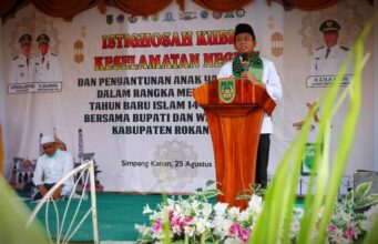 Wabup H. Sulaiman Hadiri Istighosah Kubro Keselamatan Negeri dan Santunan Anak Yatim