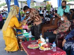 Bupati Afrizal Sintong dan Wakil Bupati H. Sulaiman Hadiri Hari Jadi Kepenghuluan Harapan Jaya ke-13