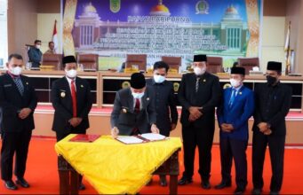 Paripurna, DPRD Rohil Setujui RPJMD 2021-2026