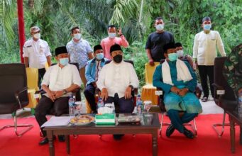 Dihadiri Bupati dan Wabup Rohil, Gubri Resmikan Pondok Tahfidz Qur’an Daarul Muqoomah Bagansiapiapi