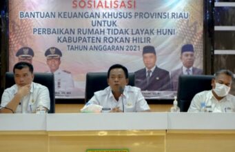 117 Warga Rohil Dapat Bantuan RLH, Wabup H. Sulaiman Minta Desember Ini Pembangunannya Selesai Semua