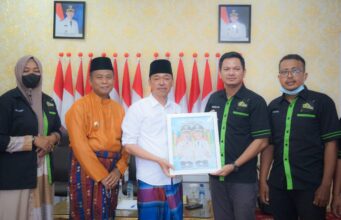 Komunitas Sahabat Berbagi Bersama Silahturahmi ke Bupati dan Wabup Rohil