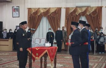 Perdana, Bupati Afrizal Sintong Lantik Pejabat Pimpinan Pratama, Administrator dan Pengawas