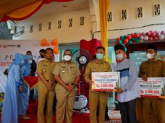 Wagubri dan Bupati Afrizal Sintong Resmikan Kedai BRK Syariah di Kuba