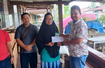 Jelang Pelantikan, JMSI Rohil Beri Santunan Bagi Masyarakat Yang Butuh Uluran Tangan