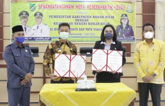 MoU dengan Kejari, Bupati Rohil Tak Ingin Ada Pegawai Terlibat Korupsi