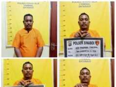 Lari Saat Rumahnya Digerebek, Pengedar Sabu Akhirnya Diringkus Polsek Sinaboi