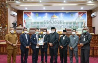 DPRD Rohil Gelar Paripurna Penyampaian LKPj Bupati Tahun Anggaran 2021