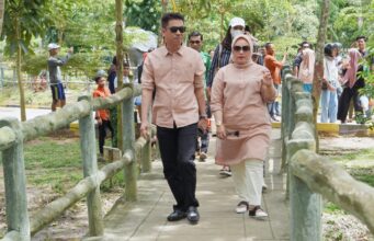 Kunjungi Wisata Hutan Kota Bagansiapiapi, Bupati Afrizal Sintong: Serasa di Swiss