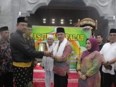 Bupati Afrizal Sintong Resmikan Mesjid Al Falah Kecamatan Kubu