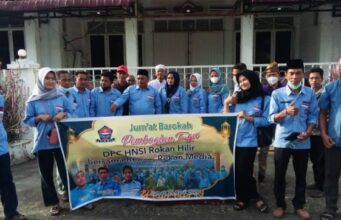 HNSI Rohil Bersama Wartawan Bagi-bagi Takjil dan Buka Puasa Bersama