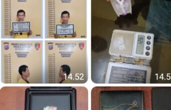 Sempat Lari Dari Kejaran Tim Opsnal Polsek Bangko, Pengedar 1,26 Gram Sabu Di Tangkap