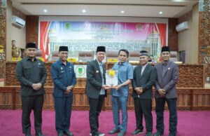 DPRD Rohil Gelar Rapat Paripurna Penyampaian LKPJ Bupati Tahun Anggaran 2022