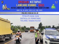 Kasatgas Kamseltibcarlantas Polres Rohil Gelar Ops Ketupat LK 2023