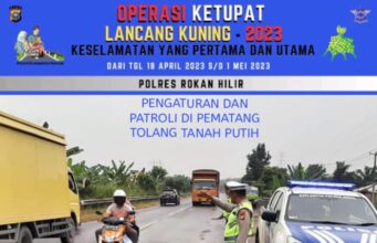 Kasatgas Kamseltibcarlantas Polres Rohil Gelar Ops Ketupat LK 2023