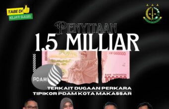 Penyidik Pidsus Kejati Sulsel Sita Uang 1,5 M Perkara Tipikor Pengunaan Dana PDAM Kota Makassar