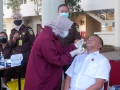 Cegah Penyebaran Subvarian Baru Covid-19, Kejagung Laksanakan Swab Antigen