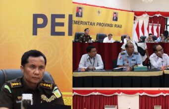 Asintel Kejati Riau dan Kordinator Bidang Datun Hadiri Rapat Bencana Karhutla 2023