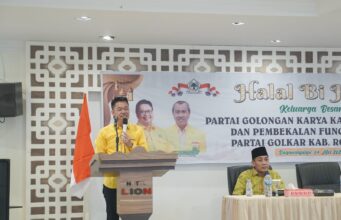Perkuat Silaturahmi untuk Kemenangan 2024, Bupati Rohil Halal Bi Halal dengan Bacaleg Partai Golkar