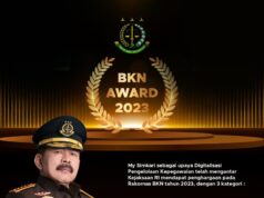 Kejaksaan RI Raih 3 Kategori Penghargaan BKN Award Tahun 2023