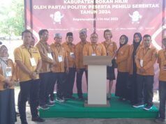 Daftar Bacaleg ke KPU, Cutra Andika Target Pemilu 2024 Hanura Rohil 9 Kursi