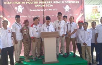Dipimpin Syafruddin Iput, Partai Gerindra Rohil Daftarkan 45 Bacaleg ke KPU