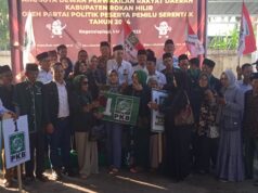 Abu Khoiri Daftarkan 45 Bakal Calon Legislatif 2024 ke KPU Rohil