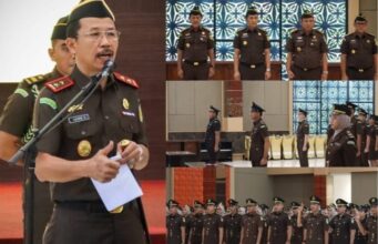 Kajati Dr. Supardi Lantik PNS di Lingkungan Kejaksaan Tinggi Riau