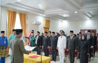 Lantik Pejabat Eselon, Sekda Rohil : Jabatan Bukan Abadi, Tapi Bagi Mereka yang Berprestasi