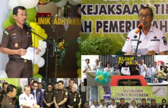 Kajati Riau Resmikan Klinik Adhyaksa dan Lapangan Tenis Adhyaksa Kejaksaan Tinggi Riau