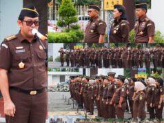 Aspidsus Kejati Riau Penerima Apel Kerja Pagi