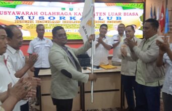 Secara Aklamasi, Samsuri Terpilih Jadi Ketua KONI Rohil di Musorkablub 2023