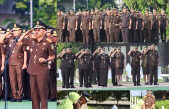 Kajati Riau Pimpin Upacara Ziarah Makam Pahlawan Peringati HBA ke-63 dan HUT IAD ke-XXIII 2023