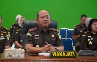 Wakajati Riau Ikuti LHP BPK RI Tahun 2022 Secara Virtual