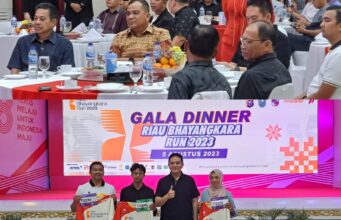 Aspidmil Kejati Riau Hadiri Gala Dinner Riau Bhayangkara Run 2023