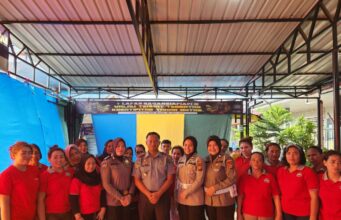 HUT ke-75 Polwan, Polwan Polres Rohil Ajak Curhat Warga Binaan Wanita