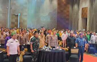 Kasi Ideologi, Politik, Pertahanan, dan Keamanan Bidang Intelijen Kejati Riau Hadiri Deklarasi Pemilu Damai Tahun 2024