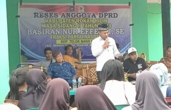 Wakil Ketua DPRD Basiran Nur Effendi Lakukan Reses di Teluk Bano II dan Bantayan Baru
