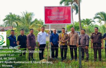 Penitipan Aset Hasil Sita Eksekusi Milik Terpidana Benny Tjokrosaputro di Deli Serdang
