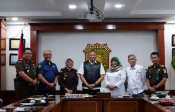 Kapuspenkum Kejagung Menerima Audiensi BRGM Bahas Isu Strategis Perlindungan Gambut dan Mangrove