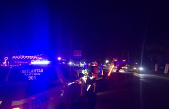 Antisipasi Laka Lantas, Satlantas Polres Rohil Gelar Blue Light Patroli