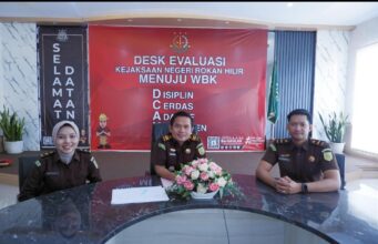 Kajari Rohil Ikuti Rapat Validasi Data Piutang UP Periode Triwulan III 2023