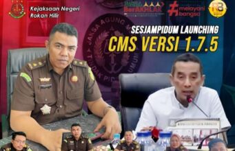 Kasi Pidum Kejari Rohil Ikuti Kegiatan Peluncuran CMS Versi 1.7.5