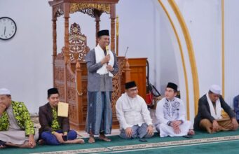 Wabup H. Sulaiman Hadiri Gerakan Sholat Subuh Berjamaah ke-177 di Mesjid Jami’ Hidayatullah’ Lenggadai Hulu