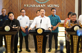 Jaksa Agung dan Menteri BUMN Sampaikan Perkembangan Perkara Dugaan Korupsi Dana Pensiun di Kementerian BUMN