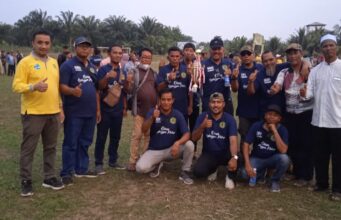 Kalahkan Tim Persetara Cikampak FC 2-0, Tim DLH Rohil FC Juara Piala Gubernur Riau