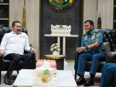 Pertemuan Koordinasi Jaksa Agung dengan Kepala Staf TNI AL Terkait Penegakan Hukum di Wilayah Laut