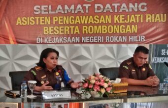 Asisten Pengawasan Kejati Riau Lakukan Inspeksi Pemantauan ke Kejari Rohil