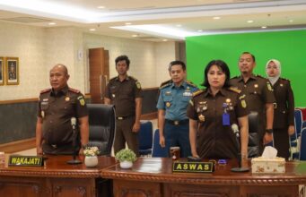 Wakajati Riau Hadiri Pelaksanaan Praktik Terbaik dan Pembukaan Lokakarya Pembuatan Standar Pelayanan di Lingkungan Kejaksaan RI Tahun 2023 Secara Virtual